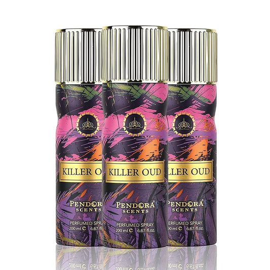 Killer oud DEO PACK OF 3 For Men 